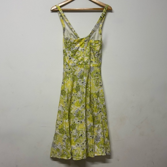 Ann Taylor LOFT Sleeveless Floral Knee Dress 10 - Picture 2 of 3